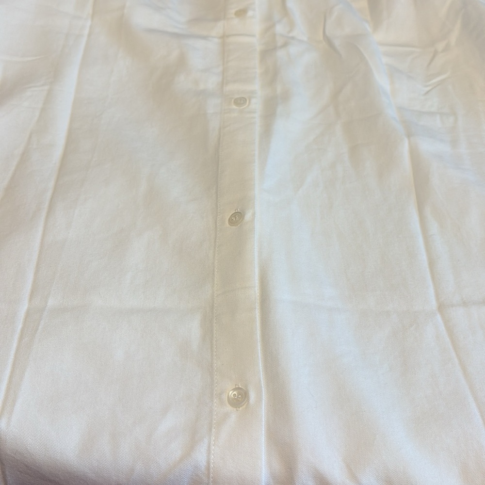 Madewell blouse pullover button down back Oahu embroidered collar Sz MED NWT - Picture 6 of 10